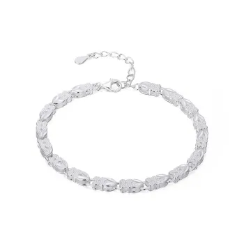 ZOKS S999 Fine Silver Bracelets Women's