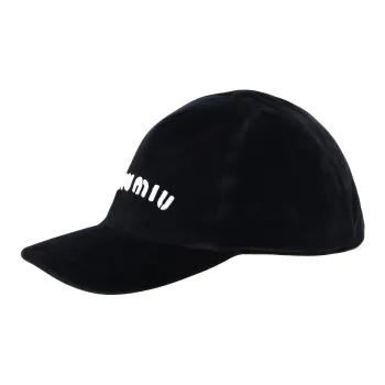 MIU MIU Velvet Baseball Caps Unisex