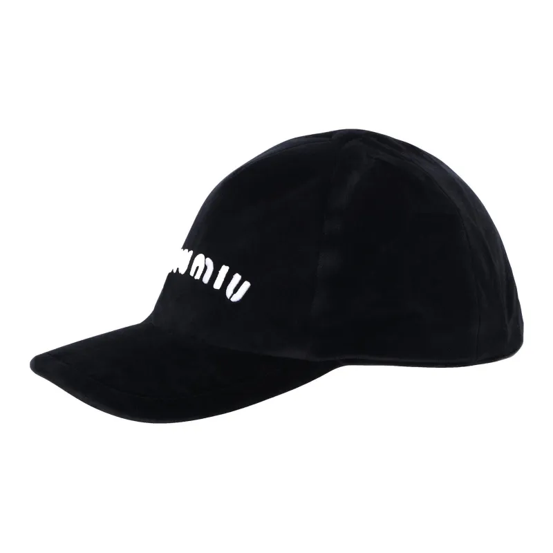 MIU MIU Velvet Baseball Caps Unisex-0