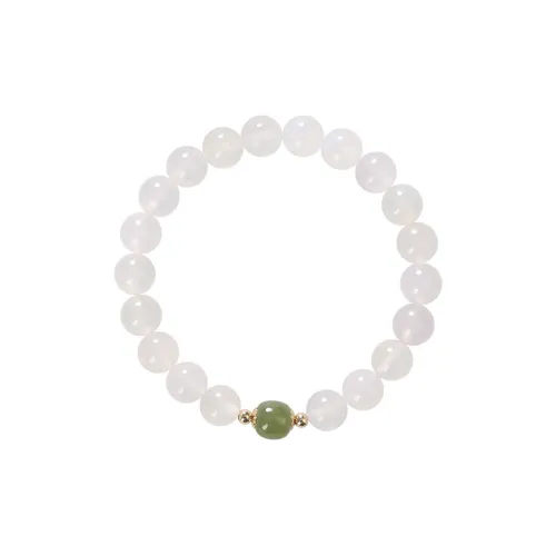 Emerald Chalcedony Bracelets Women's