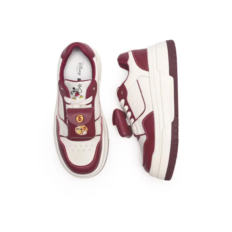 Disney x Hotwind CNY New Year Limited Collection Abrasion-Resistant Slip-Resistant Low-Top Skateboard Shoes Women's-5