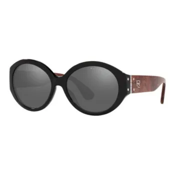 Ralph Lauren Plastic Oval Sunglasses Women's Black