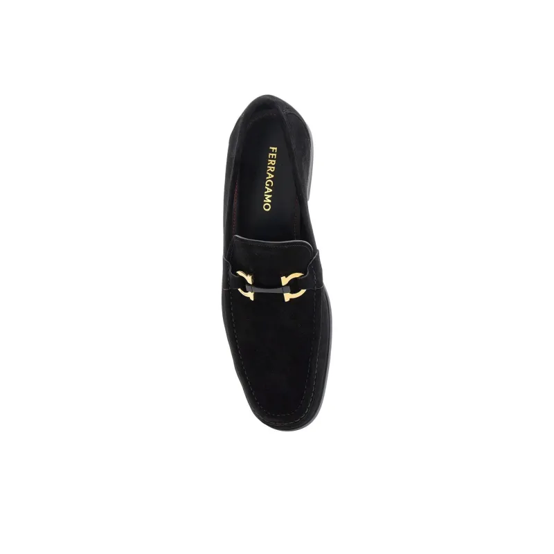 FERRAGAMO GANCINI Loafers Men's Black-4