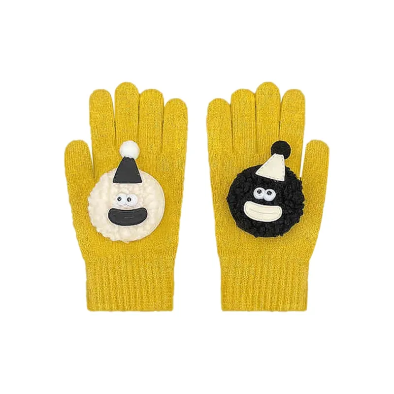 CARTELO Polyester Knit Gloves Unisex Gift Box Set-12