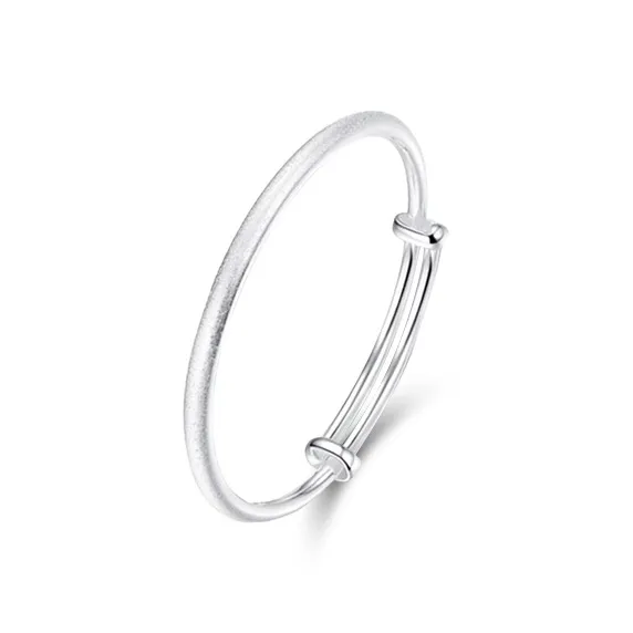 YUOFFICIAL S999 Fine Silver Bangles Unisex-0