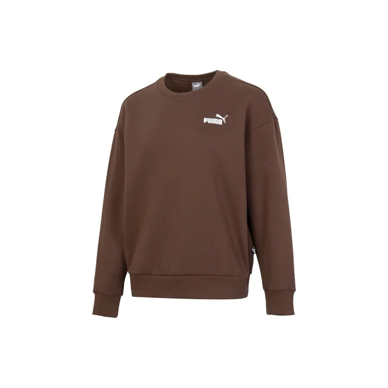 PUMA Sportstyle Collection Women's Basics Collection FW24 Sweatshirt Women's Coffee Brown-7