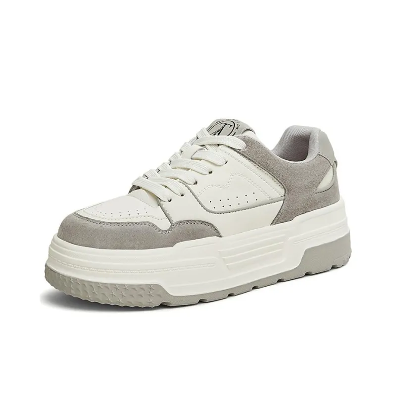 Tata European Style Shoes Abrasion Resistant, Lightweight, And Breathable Low Top Skateboard Shoes Women's-0