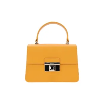 Furla Cow Leather One Shoulder Handbags Mini Women's Yellow