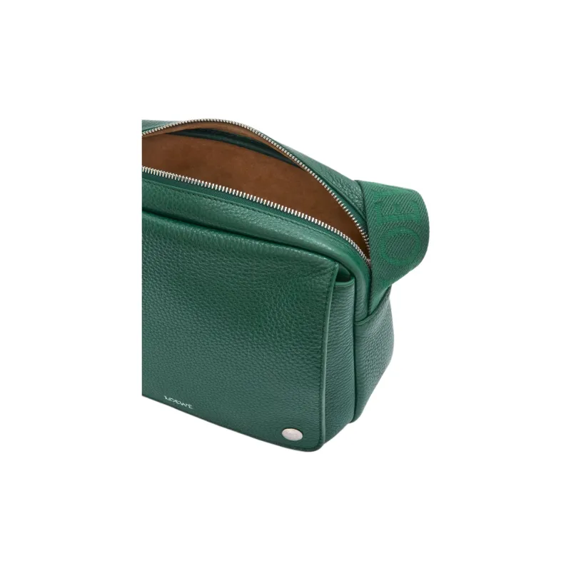 LOEWE Soft Grained Calfskin Messenger Bag Shoulder Bag Crossbody Bag Extra Small Men's Evergreen-2