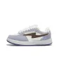 White Blue Fleece-Lined
