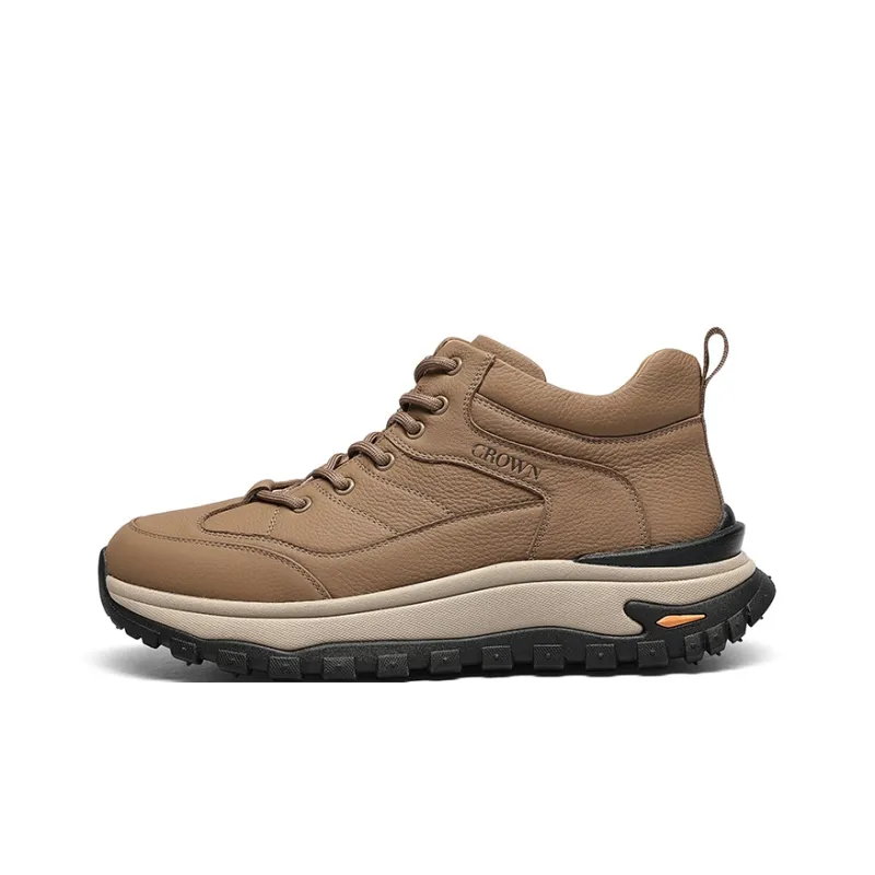 CROWN Wear Resistant Ankle Length Outdoor Boots Men's-5