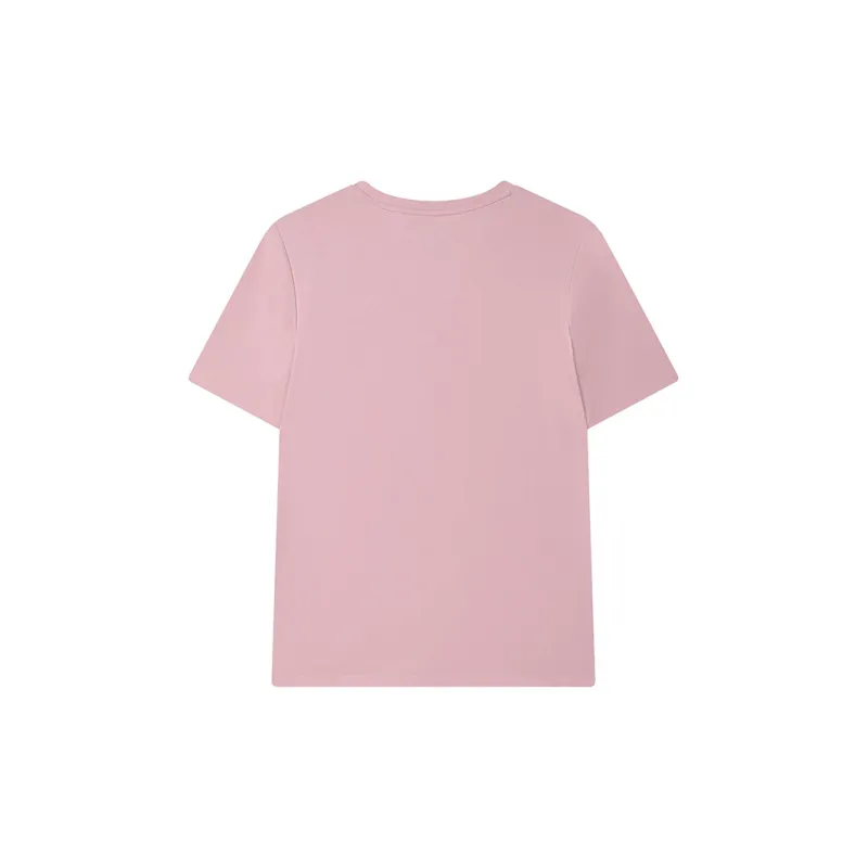 FILA WHITE T Shirt Women's Gray Purple Pink-1