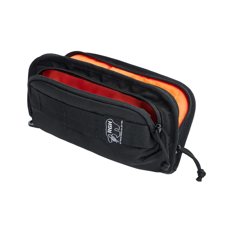 Rough Enough Nylon Document Storage Bag Passport Holder Regular Unisex Black-3