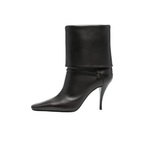 SAINT LAURENT Ankle Boots 8.5cm Women's Black