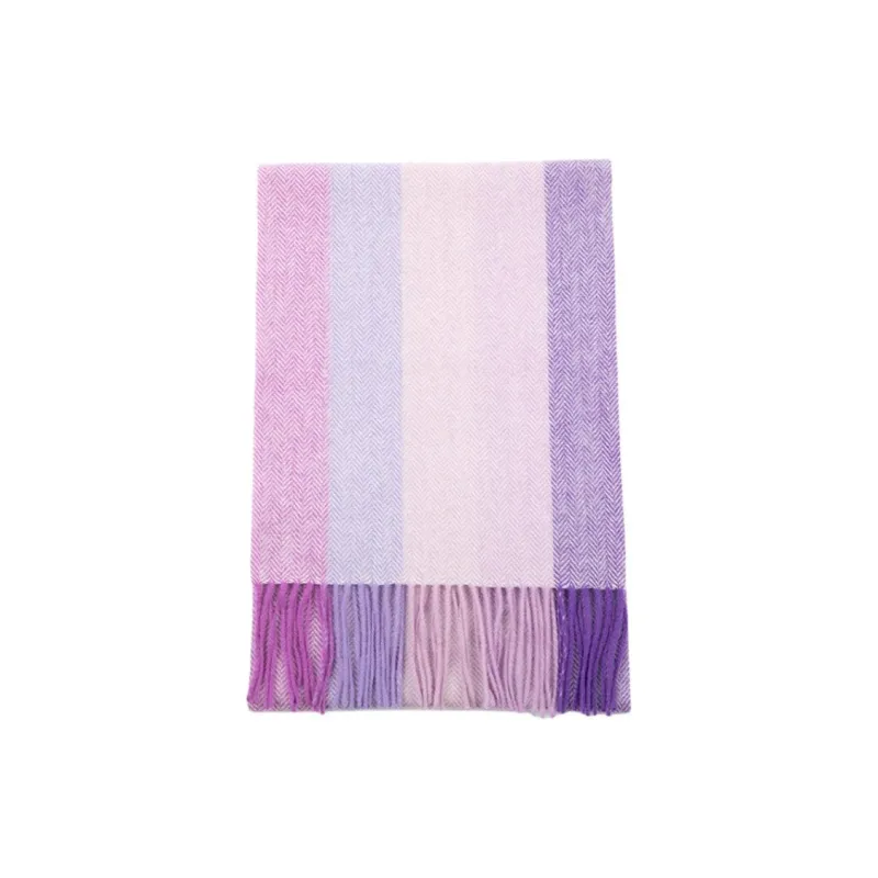 Red Bean 100% Wool Knit Scarves Women's-24