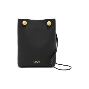 LOEWE Smooth Calf Leather Crossbody Bag, Shoulder Bag Women's Black