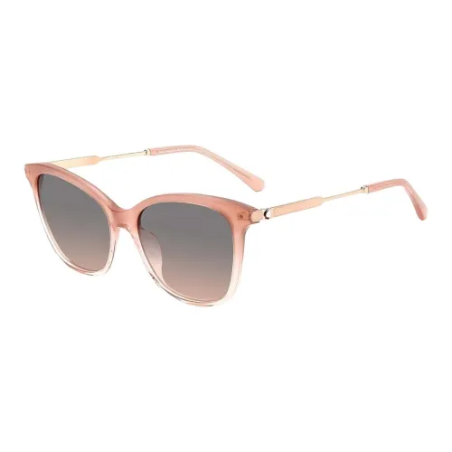 Kate Spade Acetate Irregular Shape Sunglasses Women's Pink