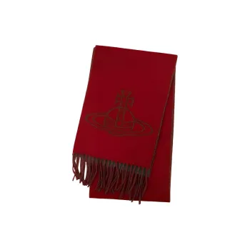 Vivienne Westwood Knit Scarves Unisex Red