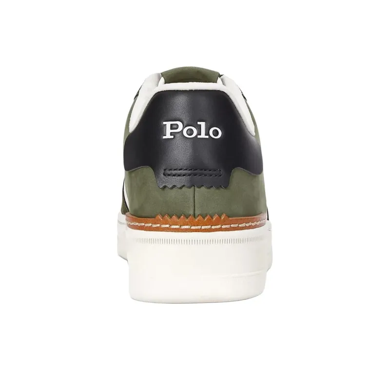 Polo Ralph Lauren Court Low-Top Skateboard Shoes Men's Green-4