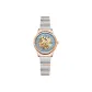 Rose Gold Blue Dial-Bamboo Steel Band