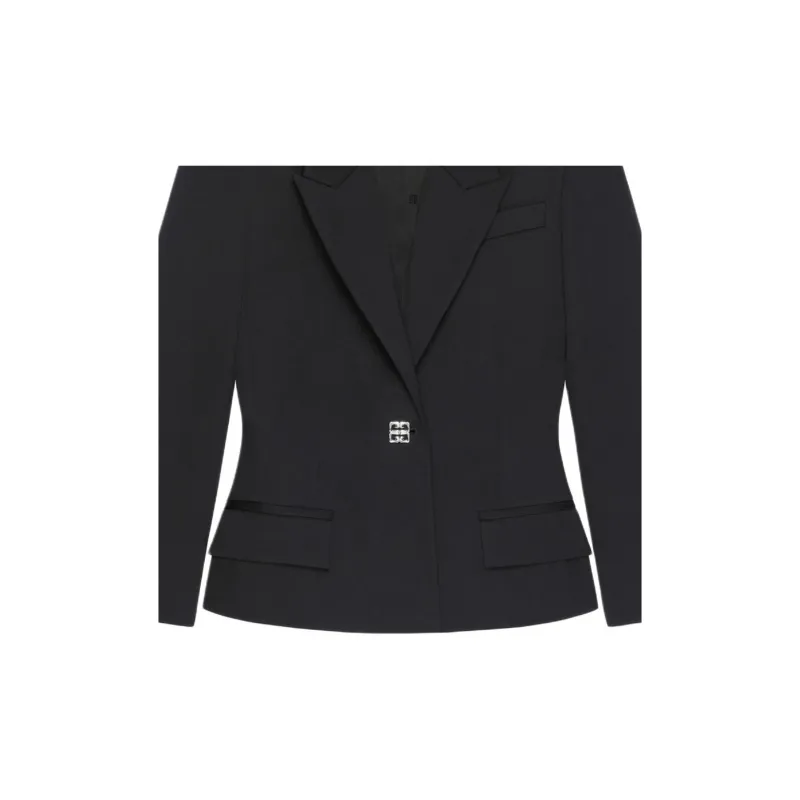 Givenchy 4G Detailed Single Breasted Jacket-4