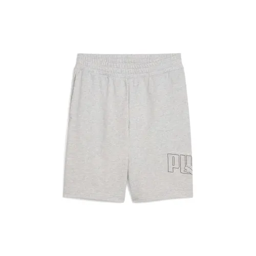 PUMA Casual Shorts Men Gray-04