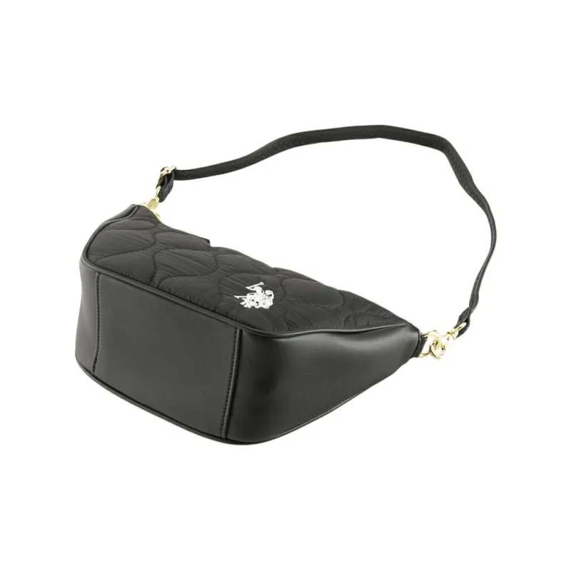 U.S. POLO ASSN. Synthetic Leather Crossbody Bag Shoulder Bag Women's Black-5