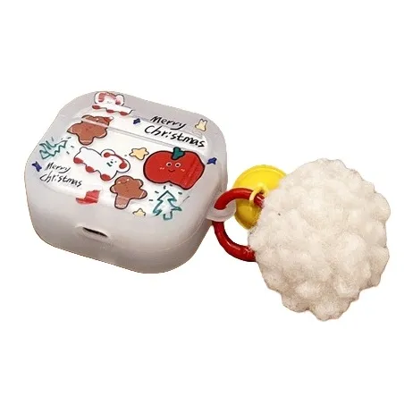 BYZ Compatibility Airpods Pro2 Airpods1/2/3/4 TPU Christmas Apple Headphone Case-1