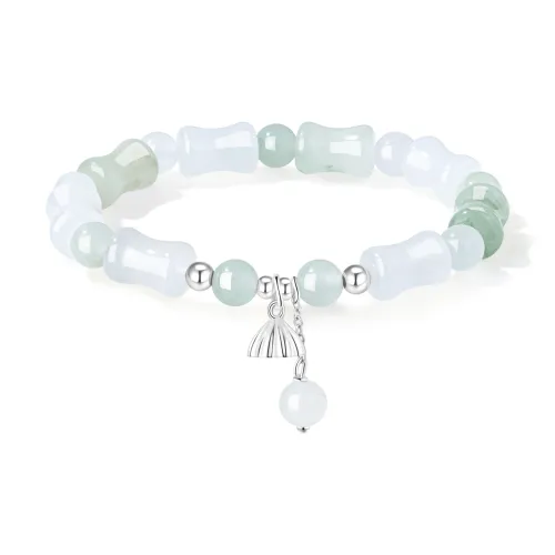 Lao Feng Xiang Tianshan Jade Bracelets Women's
