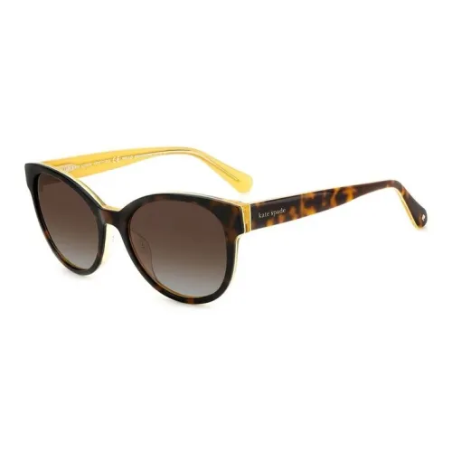 Kate Spade Acetate Irregular Shape Sunglasses Women's Tortoiseshell