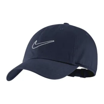 Nike Cotton Baseball Caps Unisex Navy Blue
