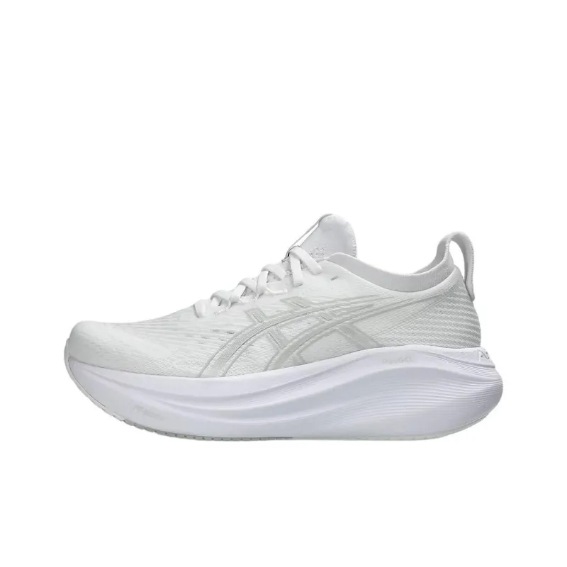 Asics Gel Nimbus 27 White Glacier Grey Women's-0