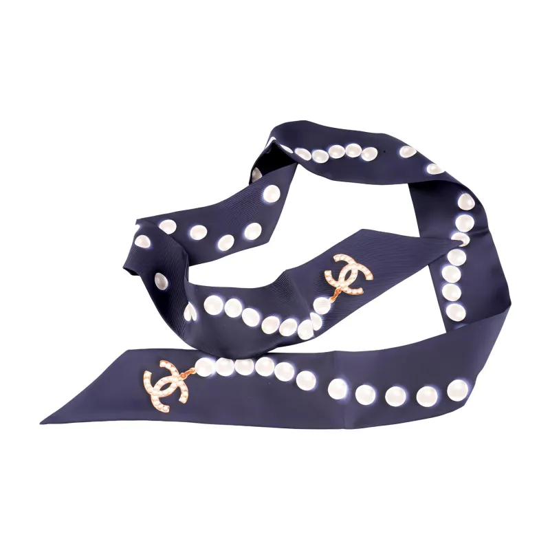 CHANEL Silk Scarves Women's-2