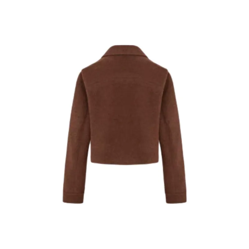 CARVEN FW23 Jackets Coats Women's Coffee-1
