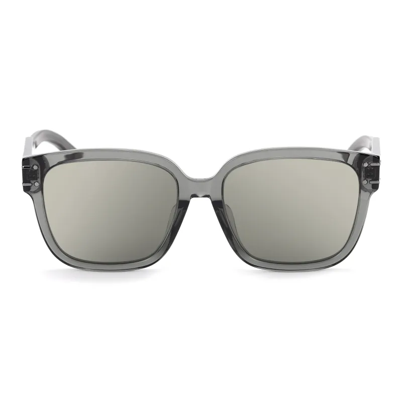 DIOR Acetate Square Sunglasses Women's Gray-1