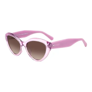 Kate Spade Acetate Irregular Shape Sunglasses Women's Purple