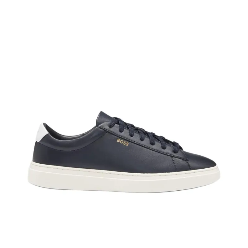 HUGO BOSS Low Top Skateboard Shoes Men's Blue-1