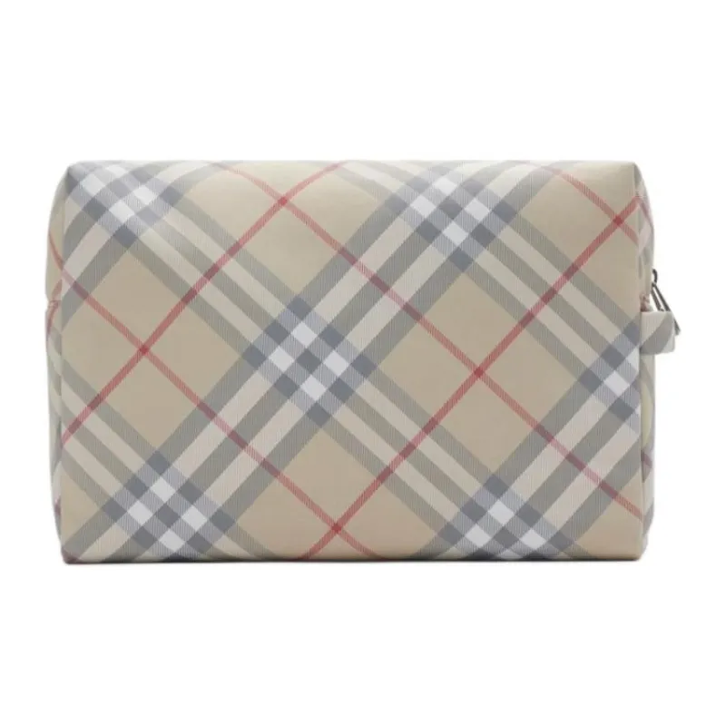 Burberry Polyamide Clutches Storage Bags Unisex Light Stone-1