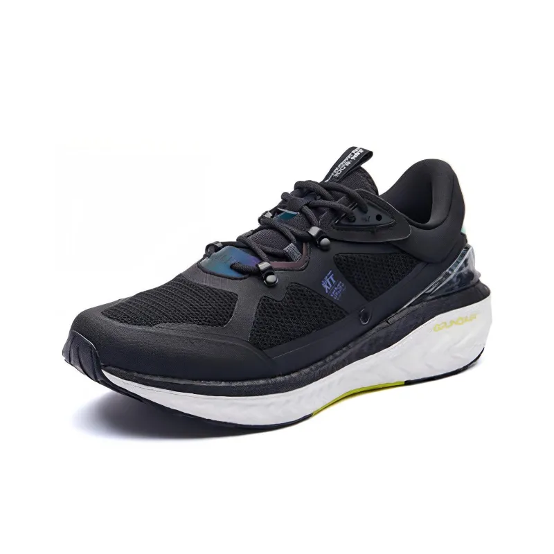 361° QU!KFOAM Cushioning Low-Top Running Shoes Men's Black White-1