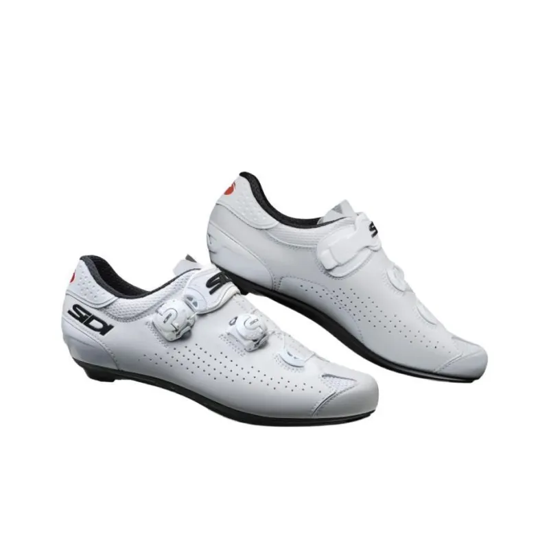 SIDI Anti Slip Wear Resistant Low Top Cycling Shoes Unisex White-1
