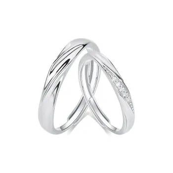 LUCA Sterling Silver Rings Unisex Anniversary Gift #Sweet Love Confession