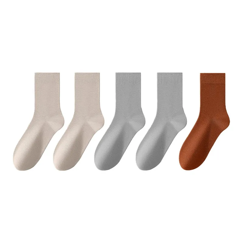 MIIOW Mid Calf Socks Men's 5 Pack-6