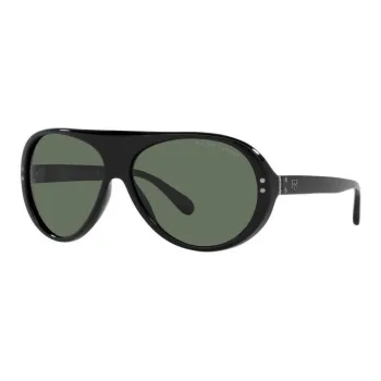 Ralph Lauren Plastic Aviator Sunglasses Men's Black