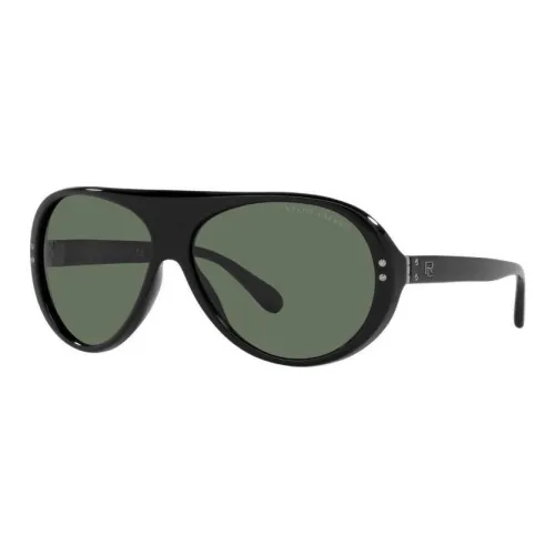 Ralph Lauren Plastic Aviator Sunglasses Men's Black