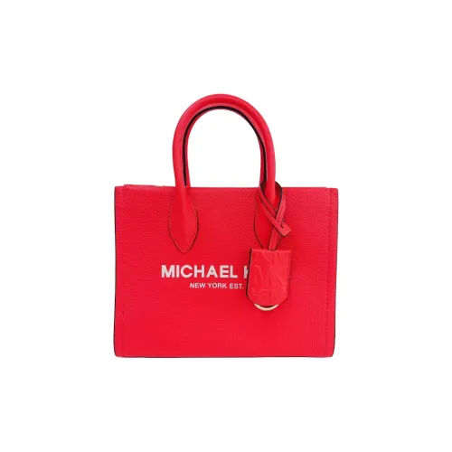 MICHAEL KORS Mirella Cow Leather tote Liuto Bag, Shopping Bag, Handbag Small Size Women's Red