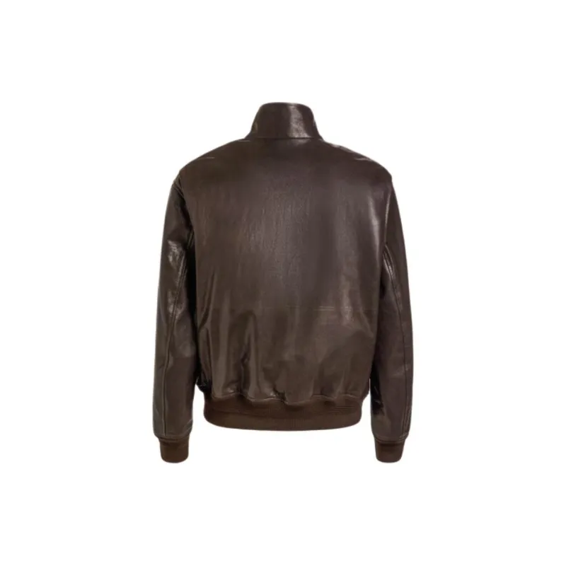 BALLY Leather Bomber Jacket-1
