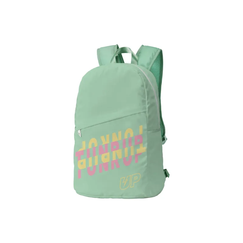 TURN UP Nylon Backpack Unisex White-6