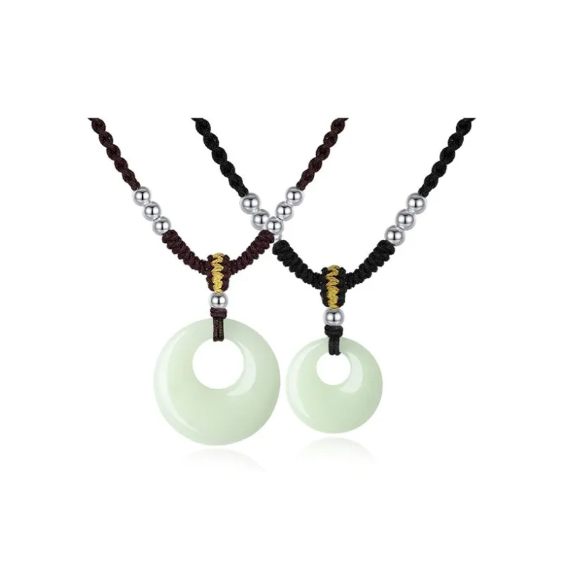 SHARK BABY Colored Glaze Necklaces Unisex-12