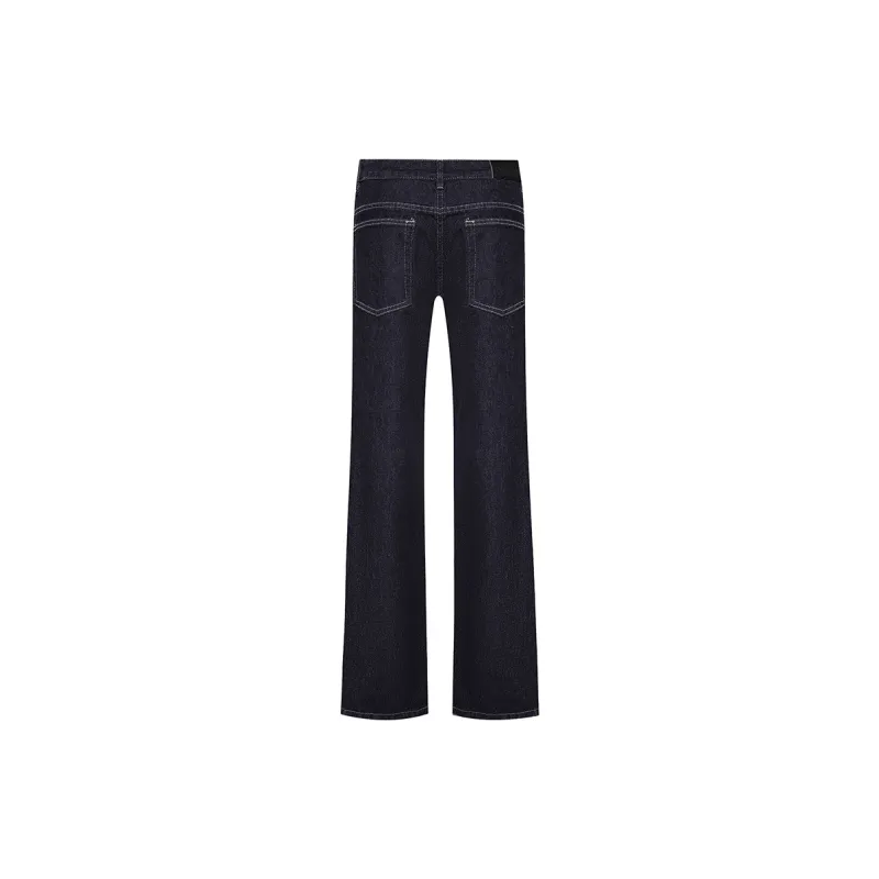 COOLALPACA Loose Fit Wide Leg Jeans Unisex Black-6