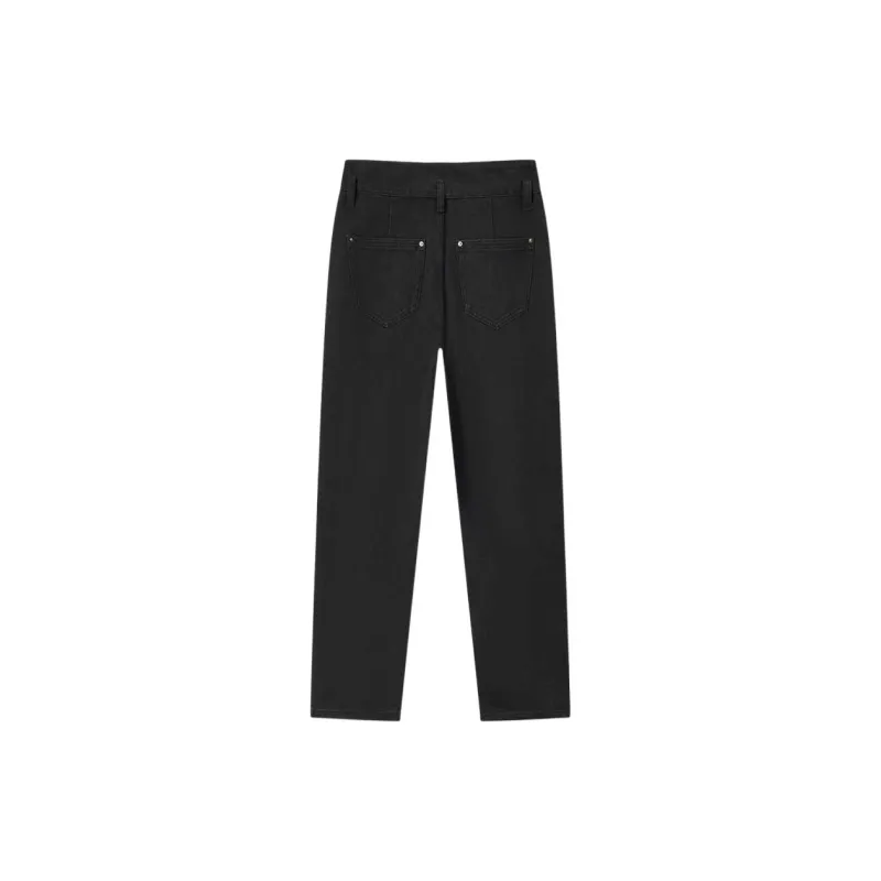 EICHITOO Jeans Women's Black-1